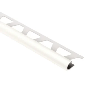 Schluter - RONDEC Bullnose Trim - Aluminum White 8'