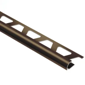 Schluter - RONDEC Bullnose Trim - Antique Bronze Brushed  x 8'