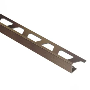 Schluter Wall Tile Edging Trim Aluminum Antique Bronze x 8'