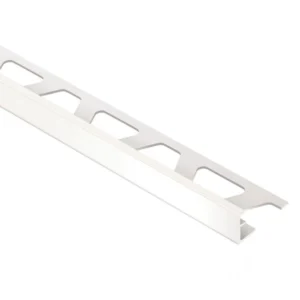 Schluter Wall Tile Edging Trim Aluminum White x 8'